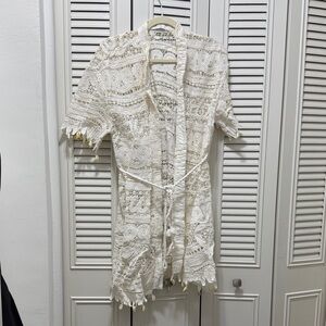Zimmermann Cream Lace Dress